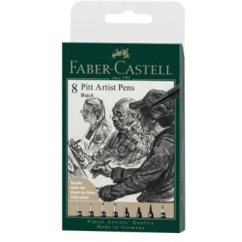 FABER-CASTELL Tuschestift Pitt Artist Pen Farbe 199 8x
