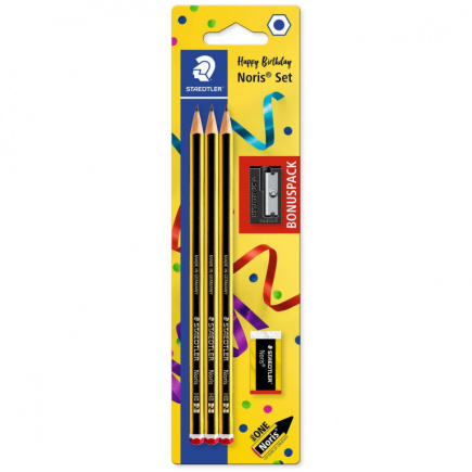 STAEDTLER Noris® 120 Bleistifte HB schwarz/gelb. 1 Set