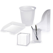 DURABLE TREND Papierkorb 16l transparent
