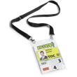 DURABLE Event-Namensschild A6 mit Textilband Duo 10 St schw