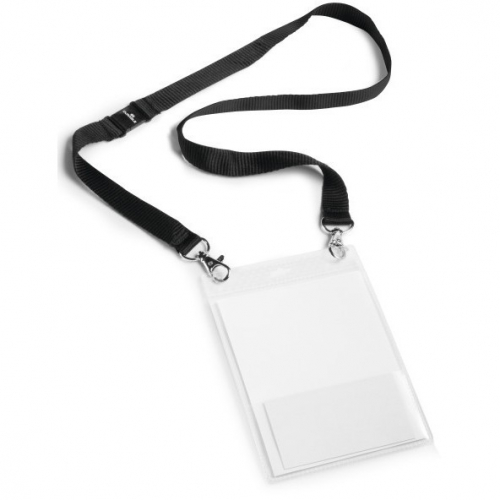 DURABLE Event-Namensschild A6 mit Textilband Duo 10 St schw
