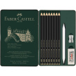 FABER-CASTELL Set Pitt Graphite Matt 11er Metalletui