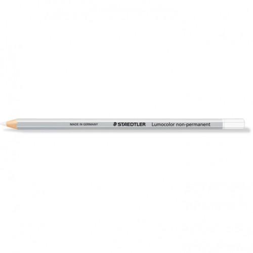 STAEDTLER Trockenmarker nonpermanent weiß 12 Stück