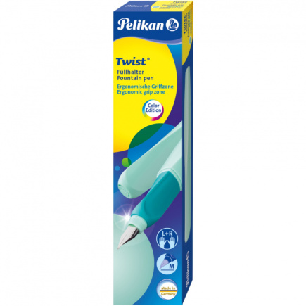 Pelikan Füllhalter Twist P457 M Neo Mint +1GTP Faltschachtel