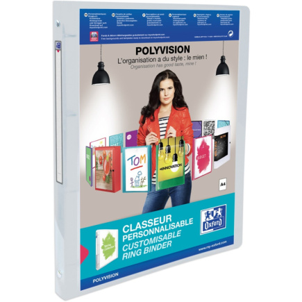 Oxford Ringbuch polyvision A4 4 Ringe Durchmesser 16 mm