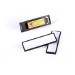 DURABLE Namensschild Clip-Card Magnet 17x67mm 25er Pck schw