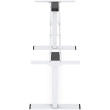DIGITUS Elektrisch höhenverstellbares Tischgestell, Dual-Motor, 3-Stufen, Weiß