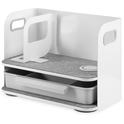 DIGITUS Schreibtisch Organizer mit Qi-Ladegerät