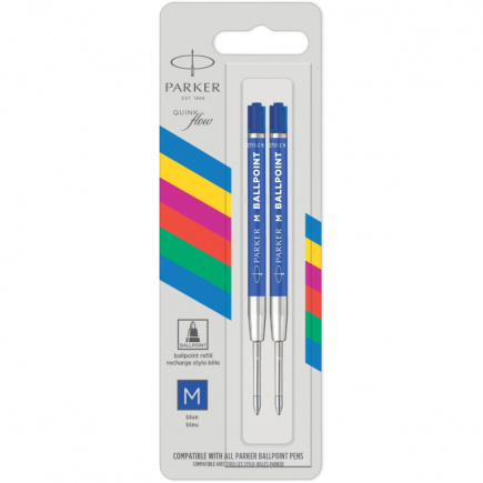 PARKER Kugelschreibermine QUINKflow Basic 2er M Blau Blister