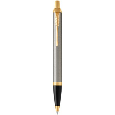 PARKER Kugelschreiber IM Brushed Metal BL M Blau Blister