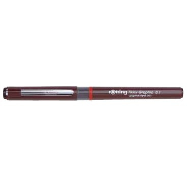 ROTRING Feinfaserschreiber Tikky Graphic 0.3mm Schwarz 1 Stk