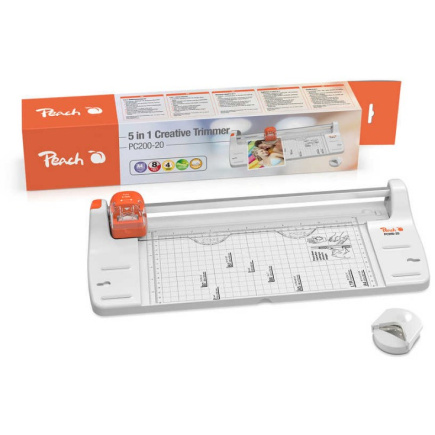 Peach Papierschneider A3 5in1 4Schnittarten PC200-20 weiß
