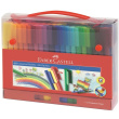 FABER-CASTELL Koffer Connector Filzstifte 60-teilig