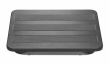 Manhattan Foot Rest, Under-Desk Comfort and Productivity Enhancer, Tilts 300 x 380mm, Rubberised Surface, Black, Lifetime Warranty