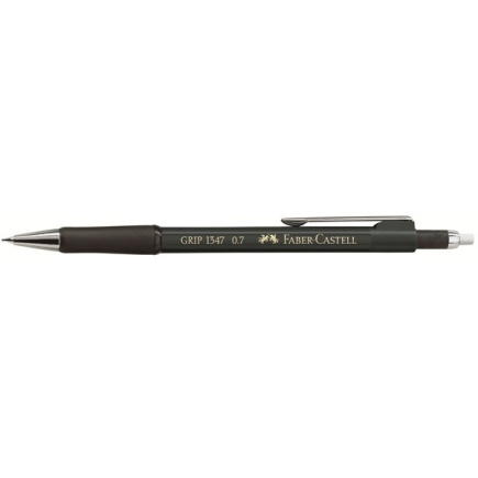 FABER-CASTELL Druckbleistift Grip 1347 0.7 mm schwarz