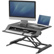 Fellowes LOTUS LT Sitz-Steh-Workstation Schwarz