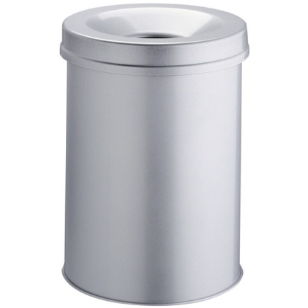 DURABLE Papierkorb Safe rund 30 Liter grau