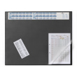 DURABLE Schreibunterlage Vollsichtpl/Kalender 65x52cm schw