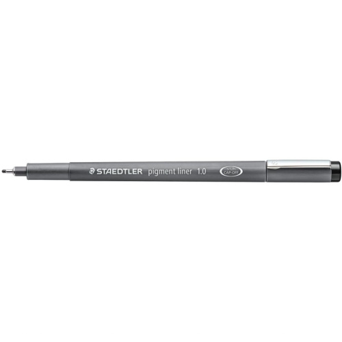 STAEDTLER pigment liner 1.0mm schwarz 10 Stück