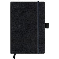 Herlitz Notizbuch my.book A5 bla 96Bl. schwarz m. Leseband