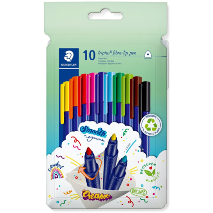 STAEDTLER Fasermaler triplus color rPP 10St