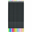 FABER-CASTELL Buntstifte Black Edition Neon + Pastell