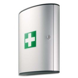 DURABLE Verbandskasten First Aid Box L DIN13157 silber