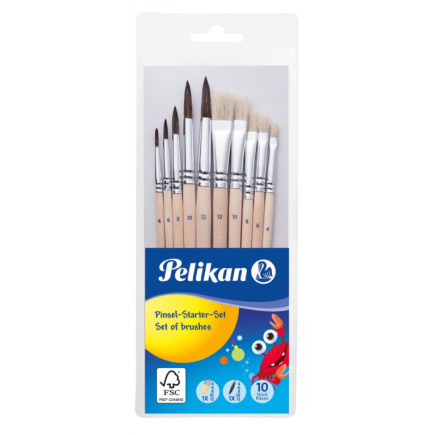 Pelikan Pinsel PL10/SB Starter Set 10er