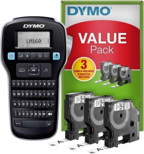 DYMO LabelManager LM160 label printer Thermal transfer Wireless D1 QWERTY +3xS0720530