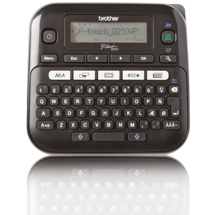 Brother P-Touch PT-D210VP Beschriftungsgerät 3.5/6/9/12 mm Value Pack
