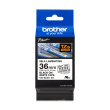 Brother TZE-SL261 label-making tape Must on Valge