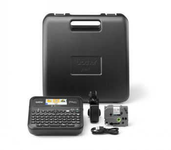 BROTHER PT-D610BTVP DESKTOP LABEL THERMO PRINTER, BT, 30MM/SEC + CASE + SAMPLE TAPE, COLOR DISPLAY