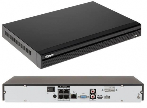 NET VIDEO RECORDER 4CH 4POE/NVR4204-P-4KS2/L DAHUA