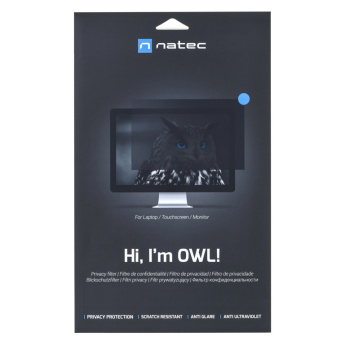 NATEC PRIVACY FILTER OWL 17.3'' 16:9