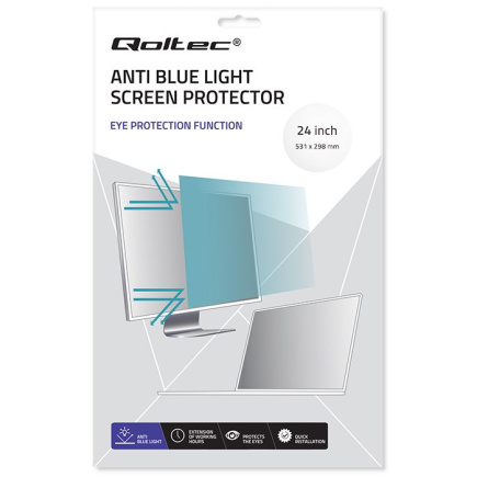 Qoltec Blue Light Filter 24