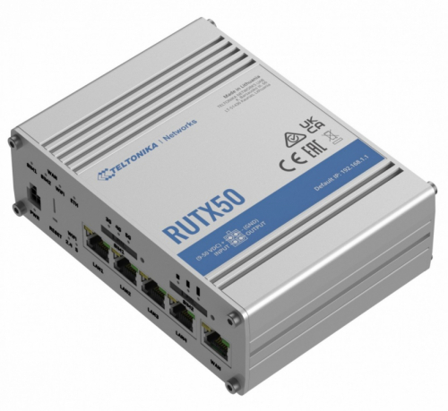 TELTONIKA Router 5G RUTX50 Wifi, 4xLAN, USB2.0