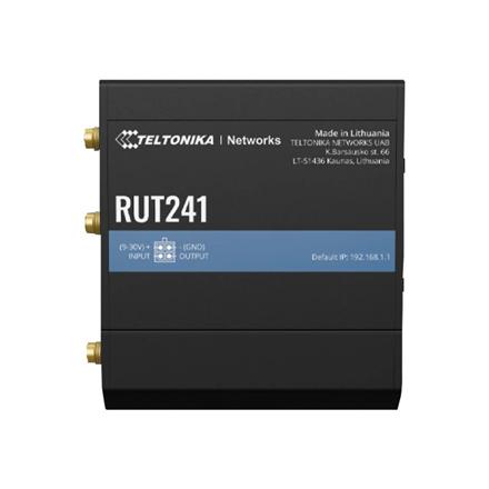 LTE Router | RUT241 | 802.11n | 10/100 Mbit/s | Ethernet LAN (RJ-45) ports 2 | Mesh Support No | MU-MiMO No | 2G/3G/4G | Antenna type 2 x SMA for LTE, 1 x RP-SMA for WiFi | 0