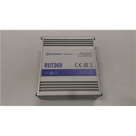 Taastatud. Teltonika RUT360 LTE CAT6 Industrial Cellular Router (RUT360000000) | Industrial Cellular Router | RUT360 LTE CAT | REFURBISHED | Industrial Cellular Router | RUT360 LTE CAT6 | 1 x LAN ports, 10/100 Mbps, compliance with IEEE 802.3, IEEE 802.3u