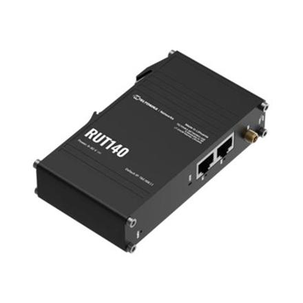 Ethernet Router | RUT140 | 802.11n | 10/100 Mbit/s | Ethernet LAN (RJ-45) ports 1 | Mesh Support Yes | MU-MiMO No | No mobile broadband