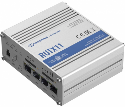 TELTONIKA Router LTE RUTX11 (Cat 6), WiFi, BLE