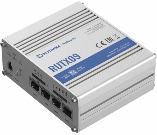 TELTONIKA Router LTE RUTX09 (Cat 6), 4xGbE, GNSS