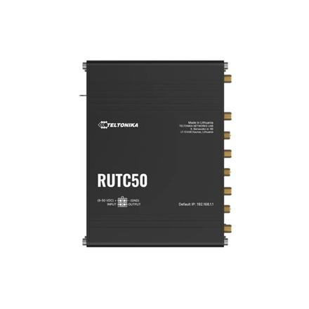 Teltonika Industrial 5G Router with Wi-Fi 6 | RUTC5020 | 802.11ax | 10/100/1000 Mbit/s | Ethernet LAN (RJ-45) ports 5 | Mesh Support No | MU-MiMO Yes | 5G