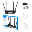 Wireless router CUDY LT400 EU Wi-Fi 300 Mbps 2.4 GHz 4G LTE SIM Черный