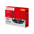 Mercusys 4G+ Cat6 AC1200 Wireless Dual Band Gigabit Router | MB235-4G | 802.11ac | Ethernet LAN (RJ-45) ports 3 | Mesh Support No | MU-MiMO No | No mobile broadband | Antenna type External