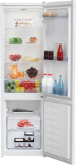 BEKO Refrigerator RCSA300K40WN, Energy class E, Height 181 cm, White
