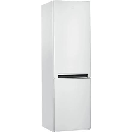 INDESIT | Refrigerator | LI9 S2E W 1 | Energy efficiency class E | Free standing | Combi | Height 201.3 cm | No Frost system | Fridge net capacity 261 L | Freezer net capacity 111 L | 39 dB | White