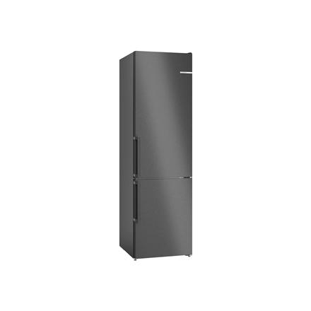 Bosch | Refrigerator | KGN39OXBT | Energy efficiency class B | Free standing | Combi | Height 203 cm | No Frost system | Fridge net capacity 260 L | Freezer net capacity 103 L | Display | 35 dB | Black Stainless steel