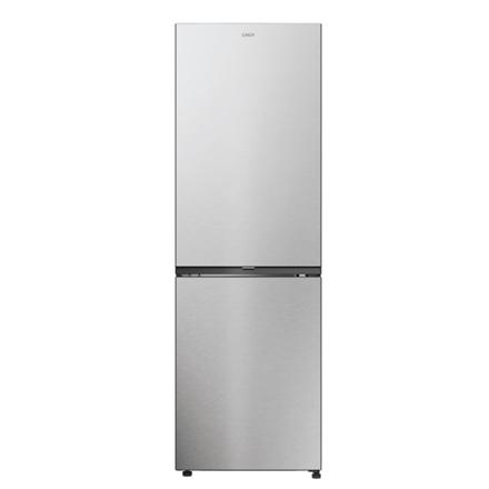 Candy Refrigerator | CNCQ2T618EX | Energy efficiency class E | Free standing | Combi | Height 185 cm | No Frost system | Fridge net capacity 235 L | Freezer net capacity 120 L | 38 dB | Inox