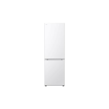 LG | Refrigerator | GBV3100DSW | Energy efficiency class D | Free standing | Combi | Height 186 cm | Fridge net capacity 234 L | Freezer net capacity 110 L | Display | 35 dB | White