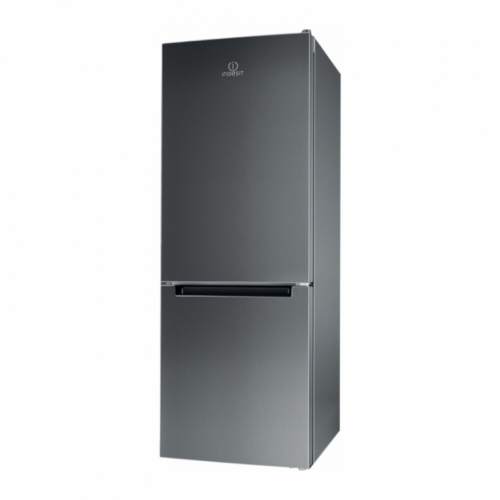 INDESIT Refrigerator LI6 S2E X, Energy class E, Height 158.8 cm, Inox color